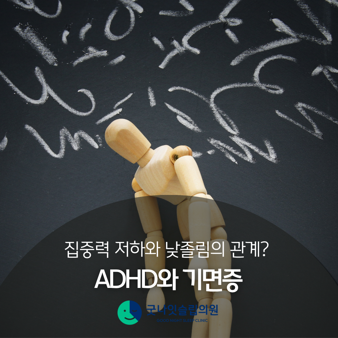 성인 ADHD인 줄 알았는데 낮에 자꾸 잠들어요. 기면증과 집중력 저하의 차이